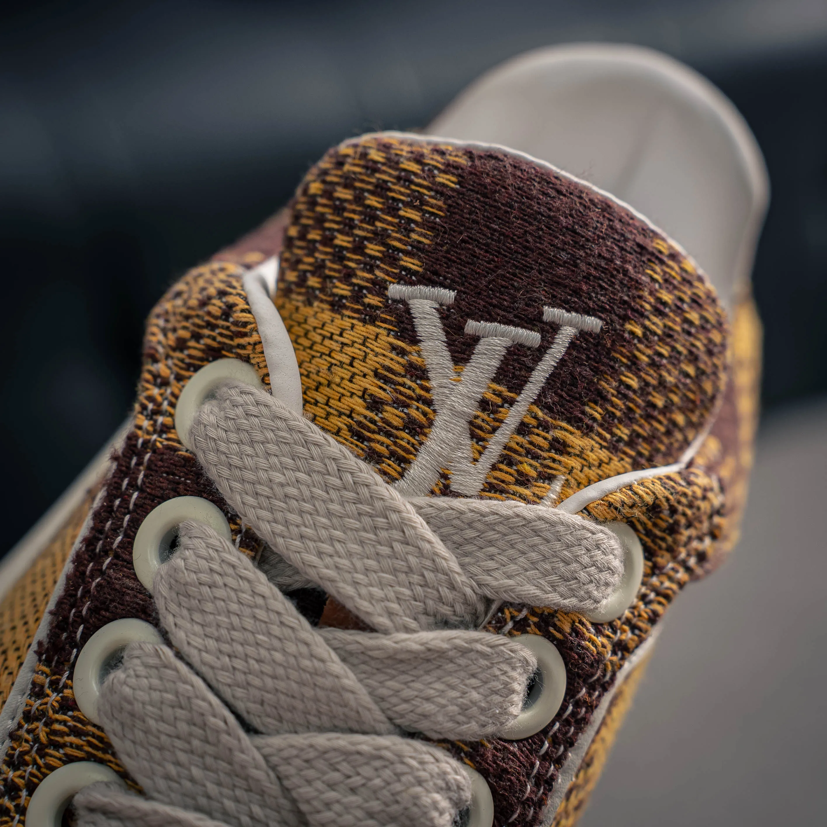 LOUIS VUITTON Tilted Series｜2026 LV Tilted Low Sneakers Series Low-Top Retro Skate Shoes Men Shoes｜ ｜ ✦